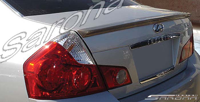 Custom Infiniti M35  Sedan Trunk Wing (2006 - 2007) - $249.00 (Part #IF-050-TW)